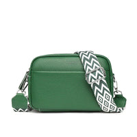 Women's Crossbody Handbag with Wide Adjustable Strap and Modern Design