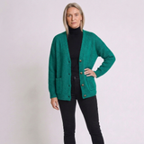 Women's Relaxed Open-Front Cardigan with Versatile Layering Style