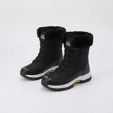 Women's Lace-Up Snow Boots with Mid-Calf Design and Winter Ready Style