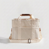 Women's Multi-Pocket Tote Bag with Large Capacity and Adjustable Shoulder Strap
