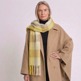 Women's Winter Scarf with Tassel Details and Thick Wraparound Design