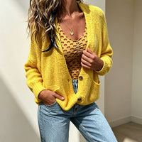 Women's Relaxed Open-Front Cardigan with Versatile Layering Style