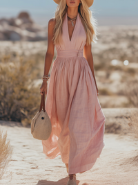 Bohemian Resort Dress | Women's Sleeveless Summer Dress