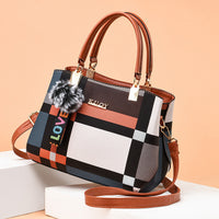 Women's Designer Crossbody Handbag with Shoulder Strap and Top-Handle Design