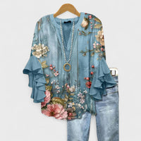 Women's Elegant Blouse with Refined Relaxed Fit