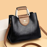 Women's Elegant Handbag with Structured Design and Versatile Carrying Style