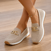Women's Elegant Penny Loafers with Slip-On Comfort Design