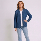 Women's Button-Front Cardigan with Classic Casual Design