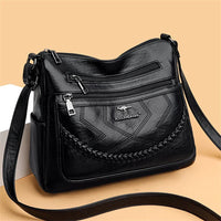Women's Luxe Crossbody Handbag with Adjustable Strap and Modern Design