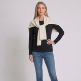 Women's Winter Triangle Scarf with Long Wraparound Design and Elegant Shoulder Coverage